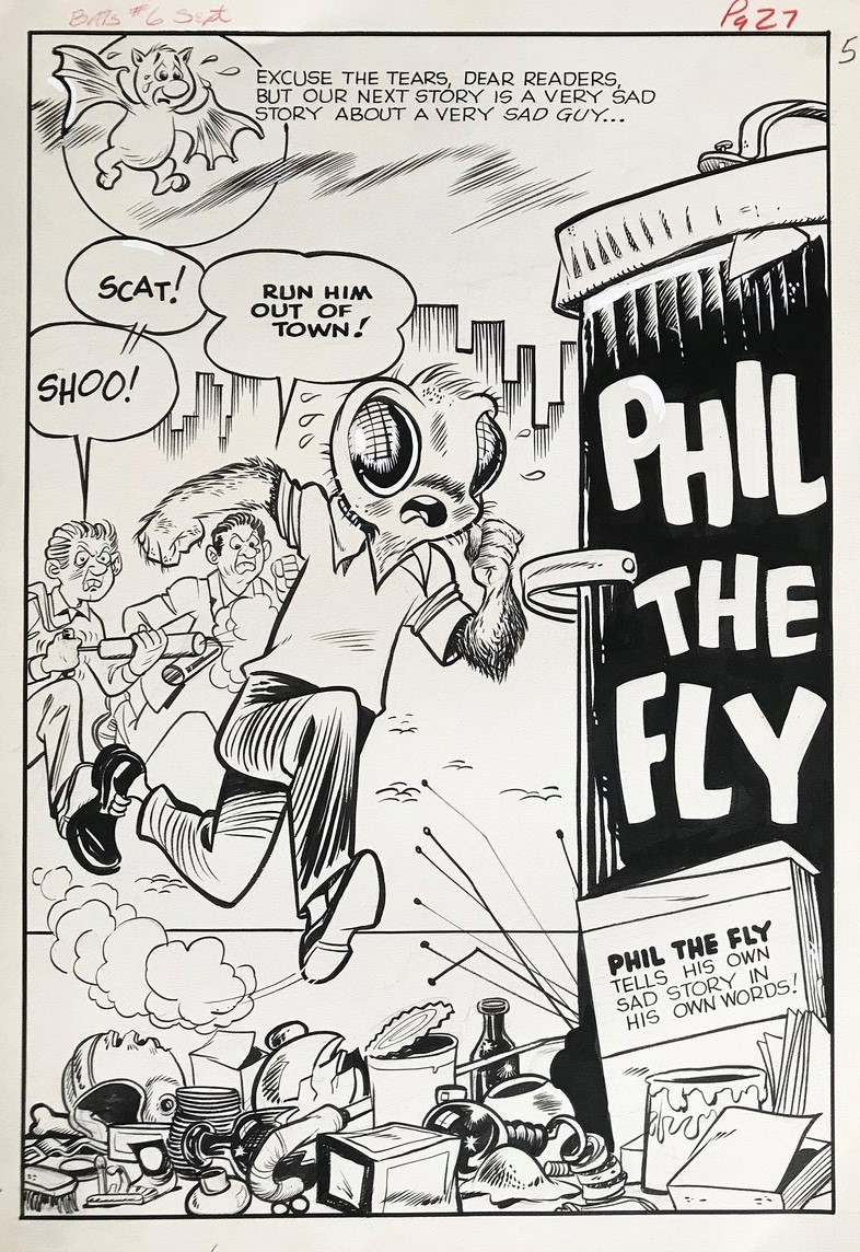 TALES CALCULATED TO DRIVE YOU BATS # 6, COMPLETE 5-PAGE STORY, RARE