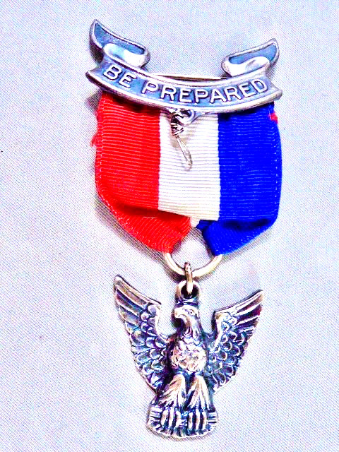 Vintage 1960\'s EAGLE SCOUT Boy Scouts of America Sterling Silver MEDAL 3\ Vintage 1960\'s EAGLE SCOUT Boy Scouts of America Sterling Silver MEDAL 3\