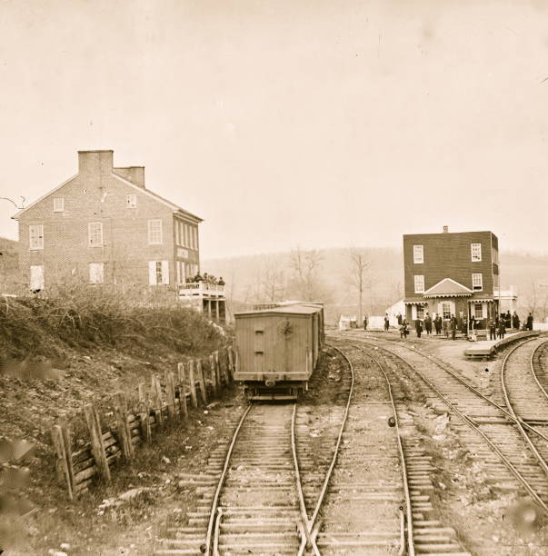 Hanover Junction Pennsylvania 1863 OLD PHOTO PRINT Hanover Junction Pennsylvania 1863 OLD PHOTO PRINT