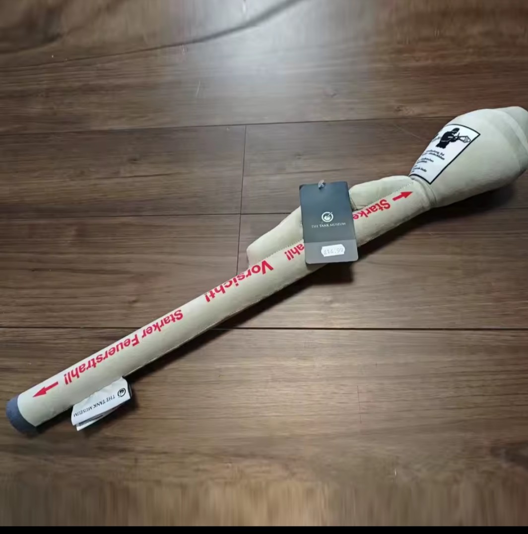 German WWII Panzerfaust, Anti tank rocket plush toy soft German WWII Panzerfaust, Anti tank rocket plush toy soft