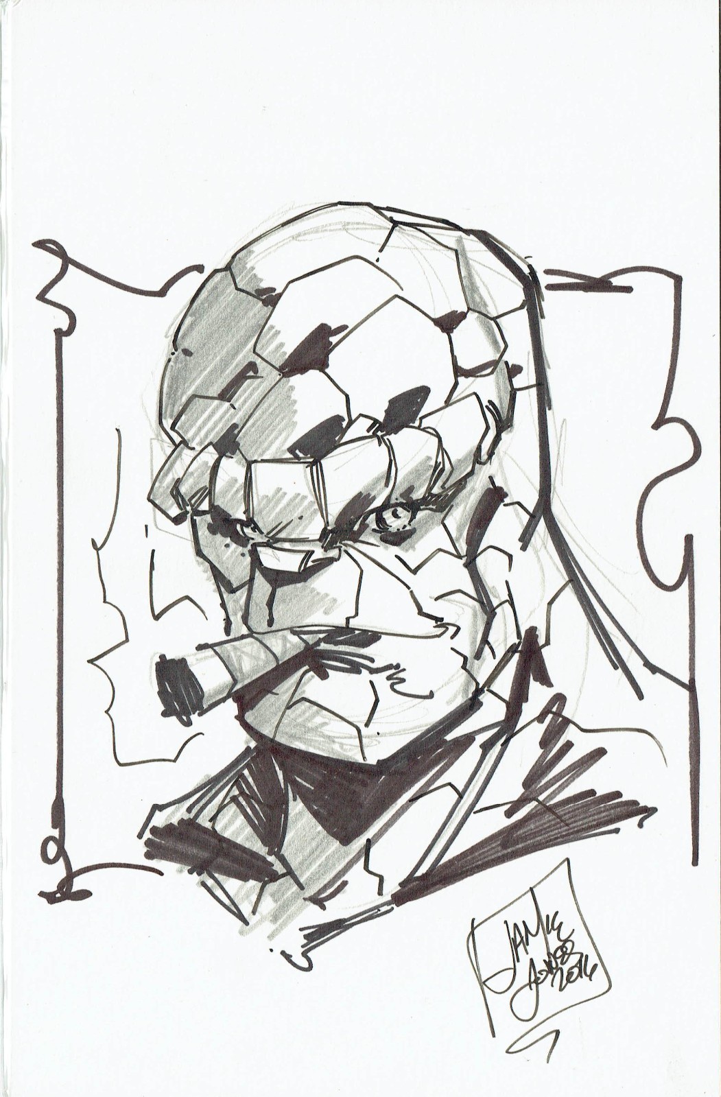 The Thing by Jaime Jones Sketch The Thing by Jaime Jones Sketch
