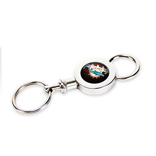 Rico NFL Officially Licensed Miami Dolphins Quick Release Valet Key Chain