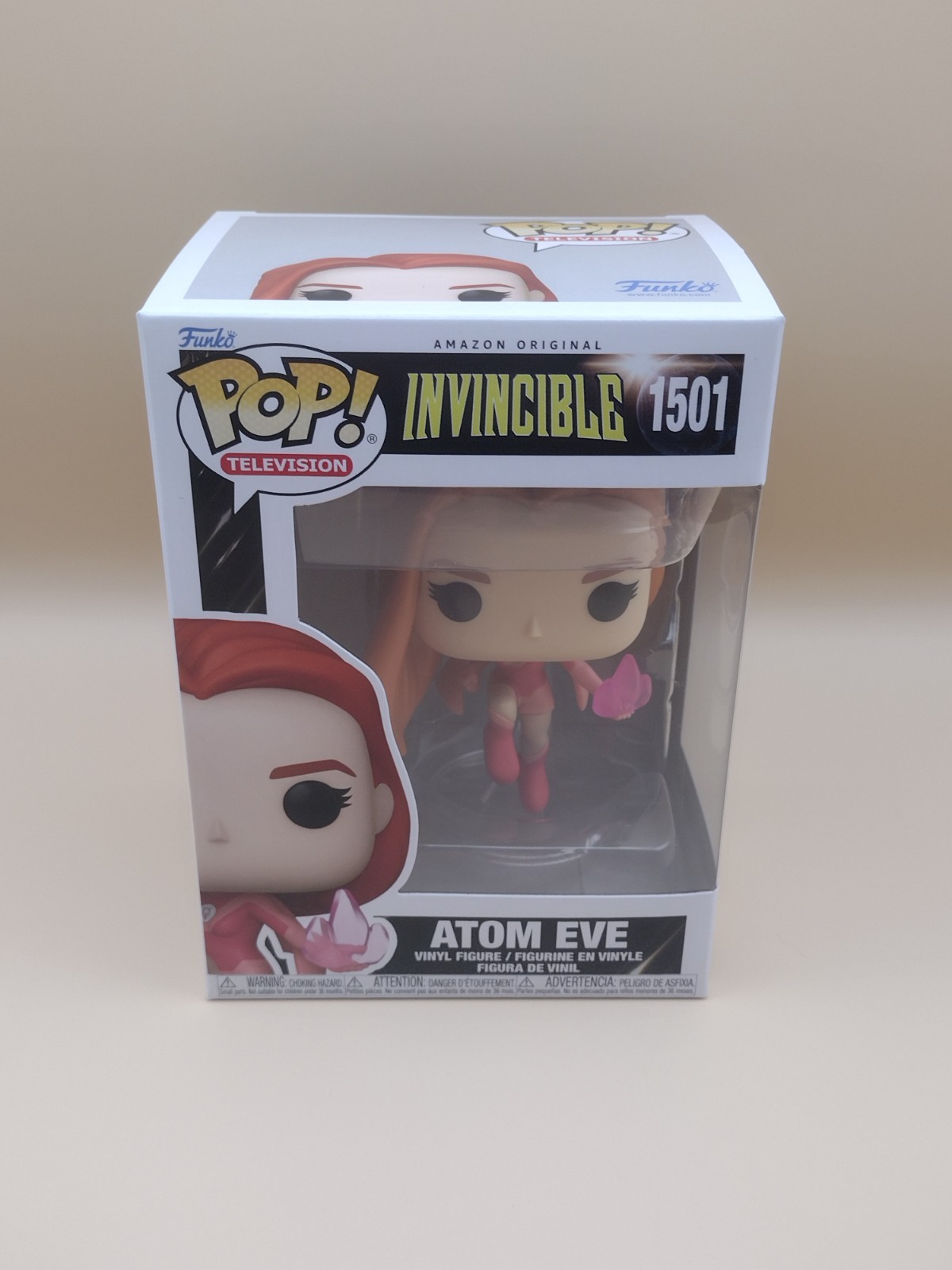 Amazon Original Atom Eve Invincible Funko Pop # 1501 w/Protector Image Comics Amazon Original Atom Eve Invincible Funko Pop # 1501 w/Protector Image Comics