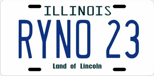 Ryne Sandberg Chicago Cubs 1982 Rookie IL License plate
