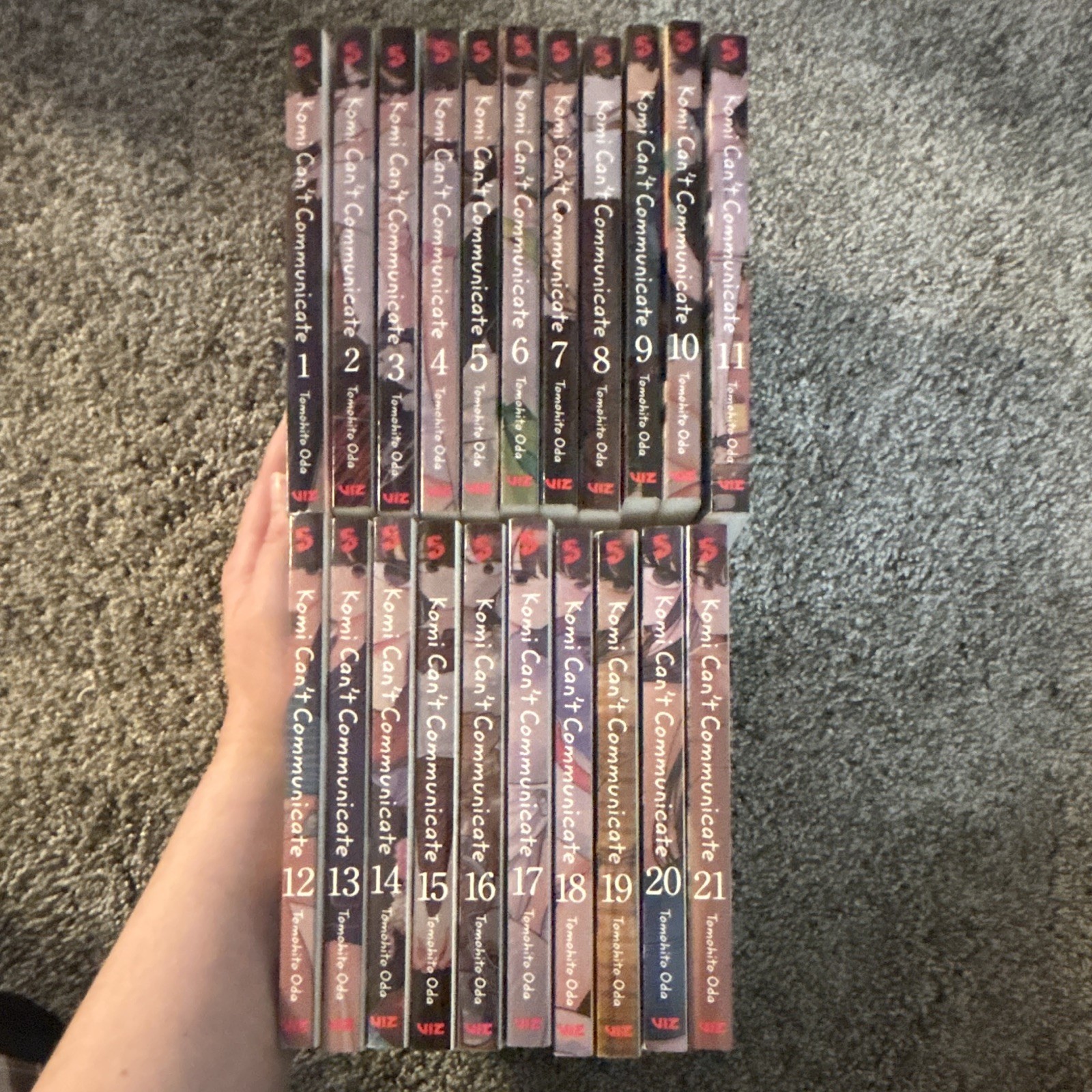 VIZ Komi Can't Communicate Vol 1-21 Softcover Manga Lot English Tomohito Oda VIZ Komi Can't Communicate Vol 1-21 Softcover Manga Lot English Tomohito Oda