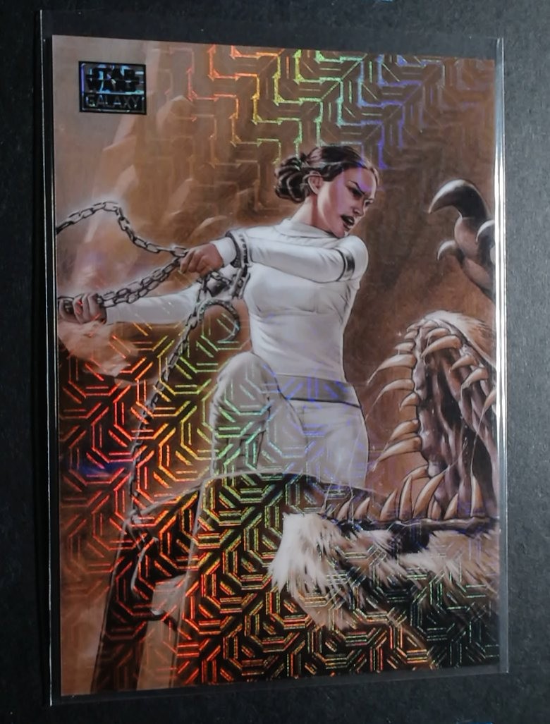 2026 Topps Chrome Star Wars Galaxy #2 Padmé Amidala v Nexu Mojo Refractor /50 2026 Topps Chrome Star Wars Galaxy #2 Padmé Amidala v Nexu Mojo Refractor /50