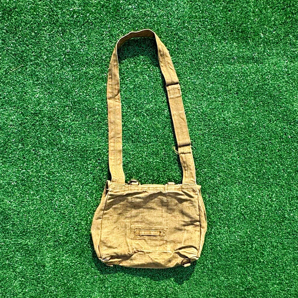 True Vintage Soviet Russia Canvas Crossbody Haversack Stamped Militaria 13.5x10 True Vintage Soviet Russia Canvas Crossbody Haversack Stamped Militaria 13.5x10