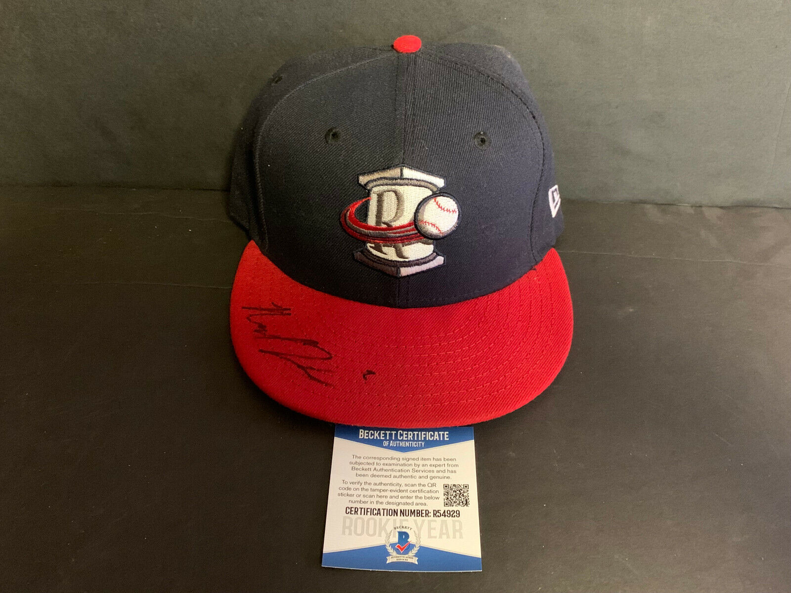 Michael Harris Braves Autographed Signed 2021 Game Used Hat Cap Beckett ..