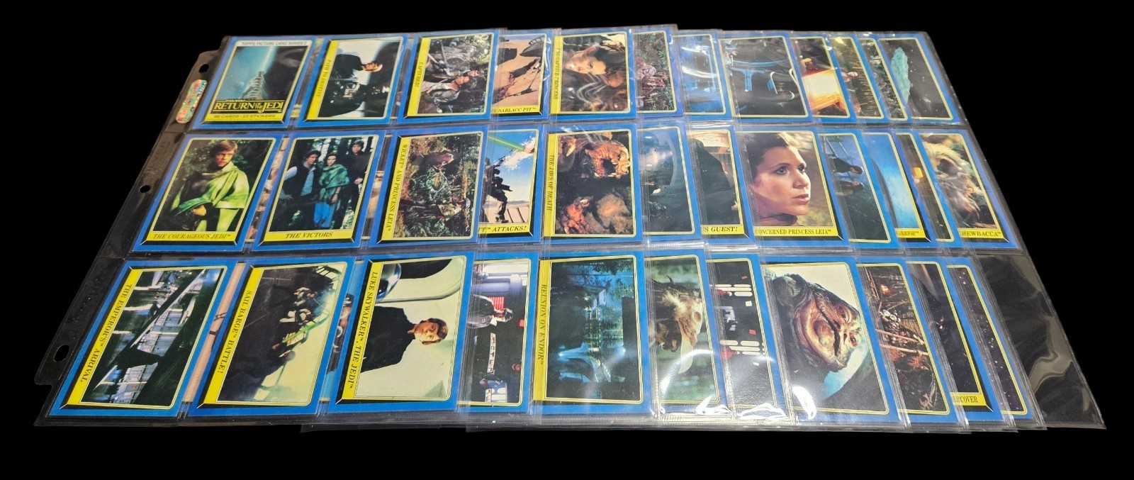 1983 Star Wars Return of the Jedi Series 2 Card Set Complete (133-220) EX -Scans