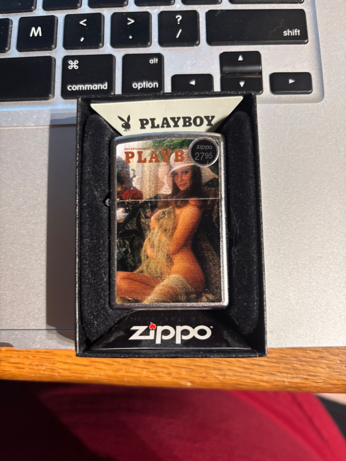 Zippo Lighter Playboy Cover June 1973 Rare, New in Box Zippo Lighter Playboy Cover June 1973 Rare, New in Box