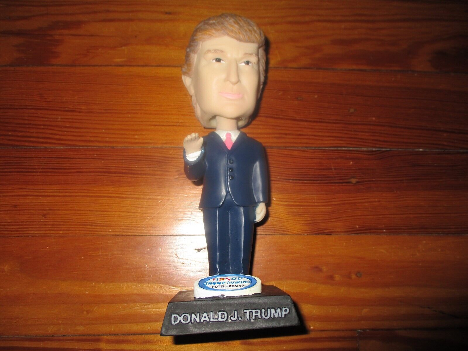 2004 Donald J Trump Bobble Head Figurine Trump Marina Hotel-Casino - Mint