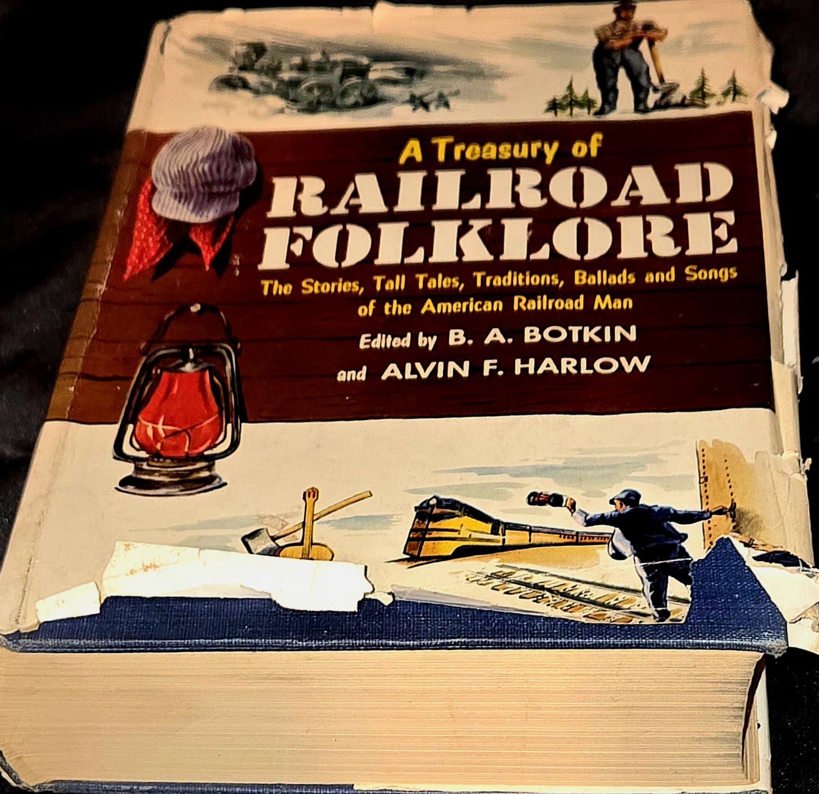A Treasury Of Railroad Folklore, 1947 hardcopy,1st Edition A Treasury Of Railroad Folklore, 1947 hardcopy,1st Edition