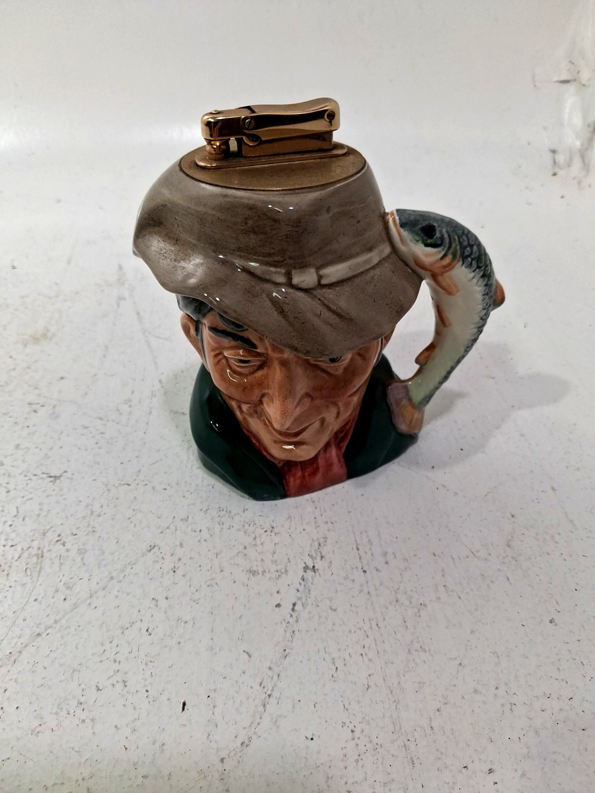 Rare Royal Doulton 'The Poacher' Table Lighter. 1950s