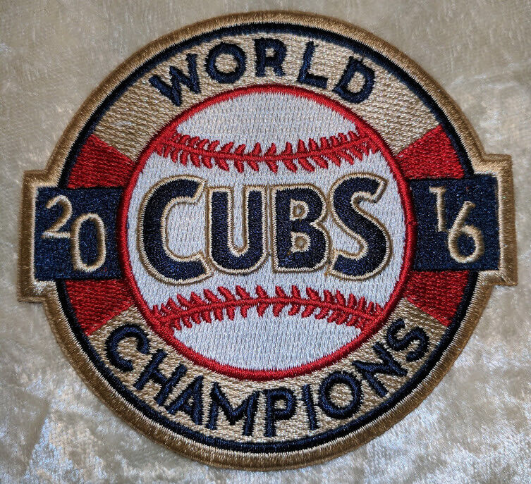 Chicago Cubs 2016 World Series Iron On Embroidered Patch~ Free Tracking