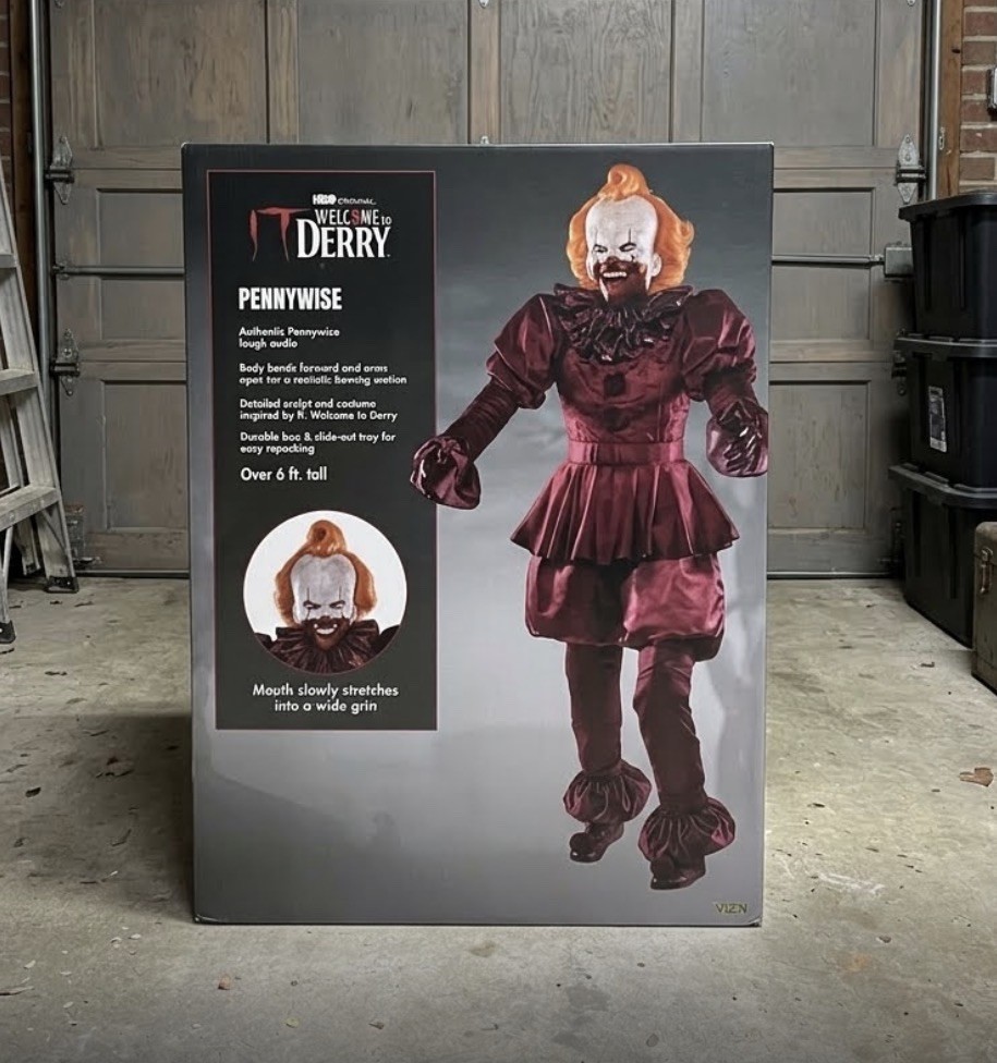2026 Pennywise 6 Ft 10 In Pennywise Animatronic – IT: Welcome -NO CANCELLATIONS 2026 Pennywise 6 Ft 10 In Pennywise Animatronic – IT: Welcome -NO CANCELLATIONS