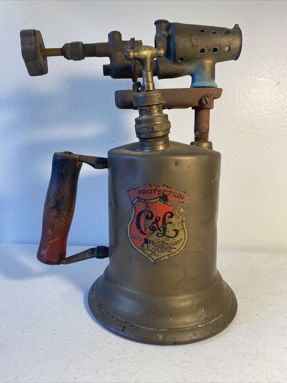 Vintage Antique CLAYTON & LAMBERT MFG CO Buckner KY Gasoline Blow Torch