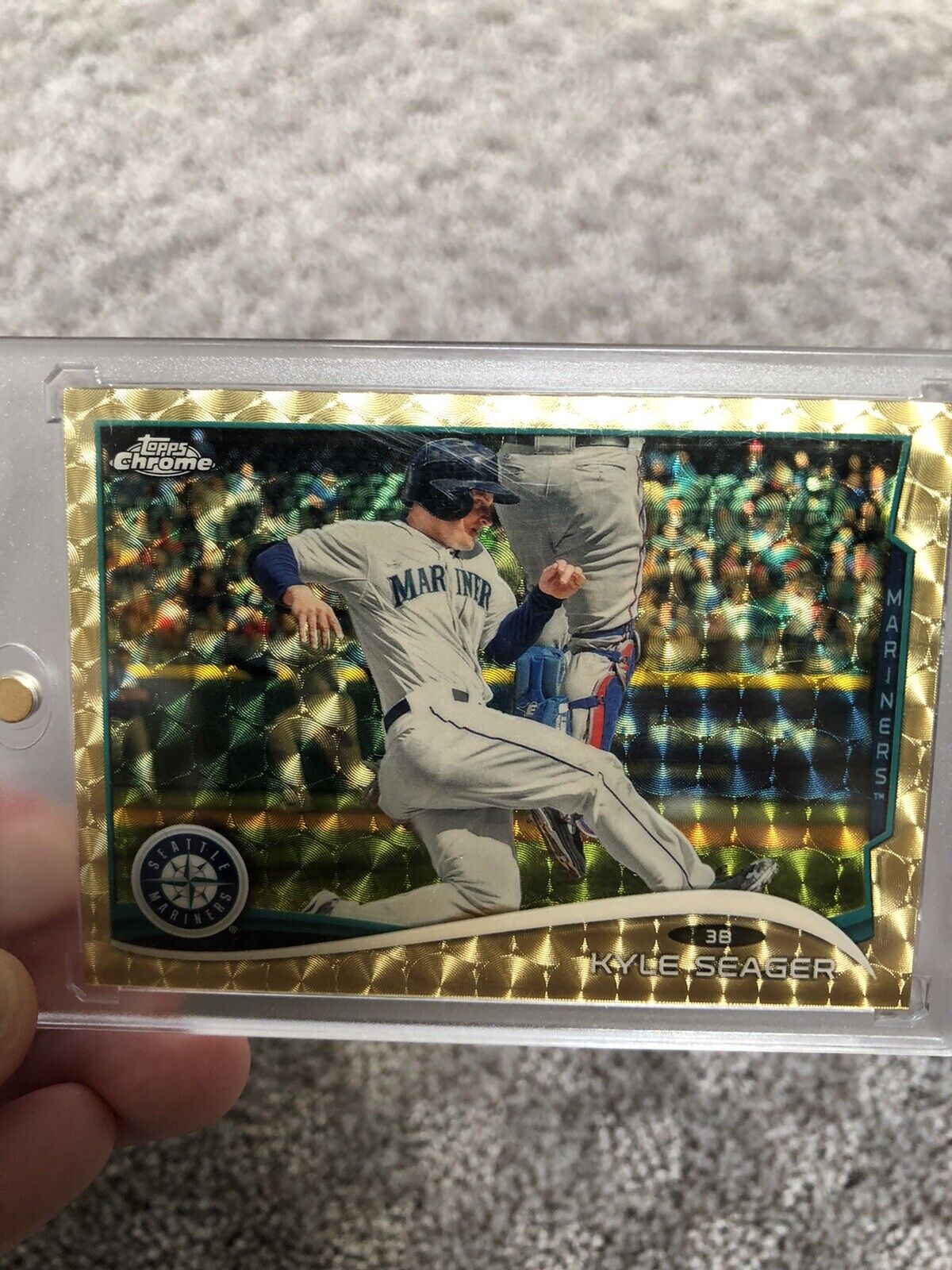 2014 Topps Chrome Kyle Seager #106 Superfractor 1/1 Seattle Mariners