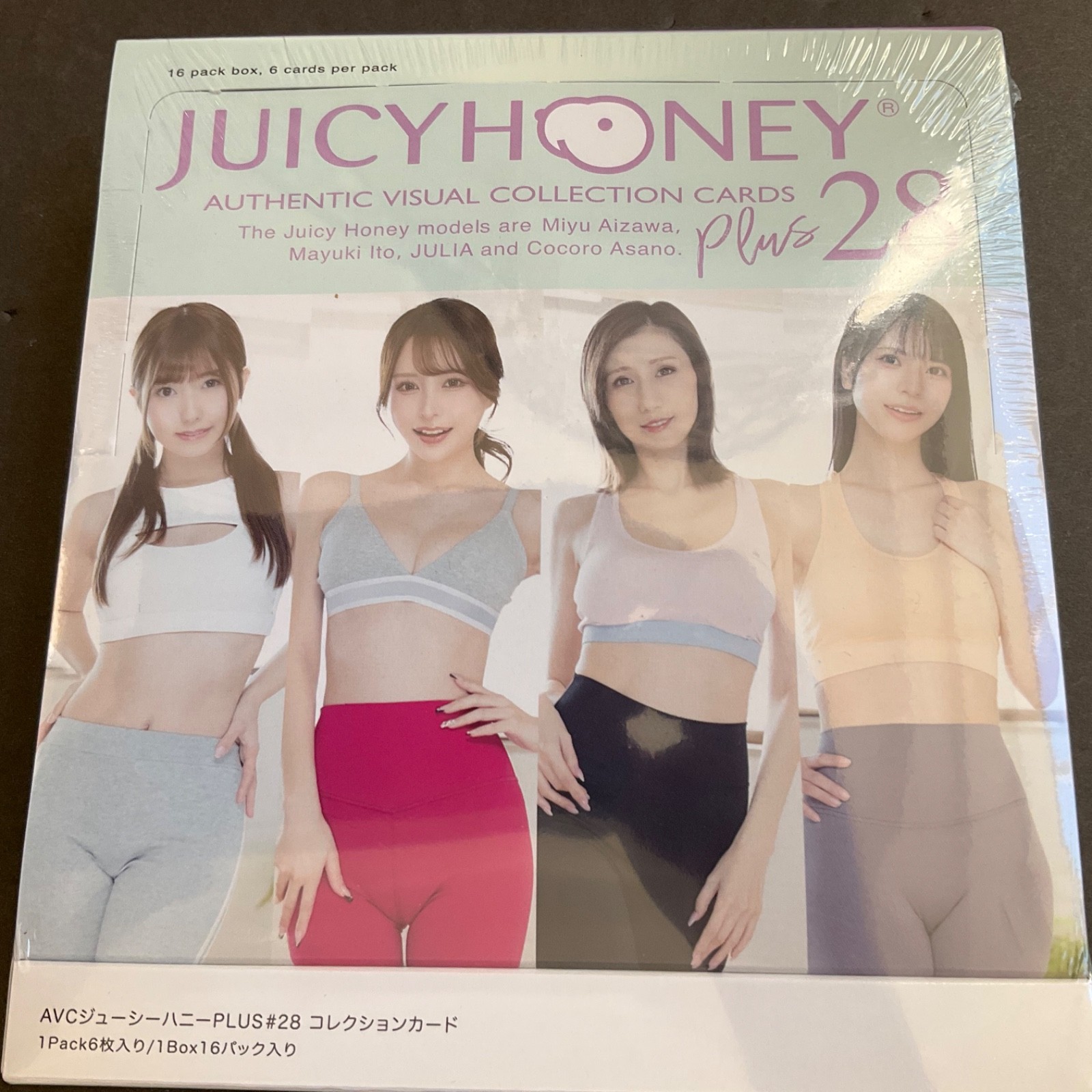 AVC Juicy Honey Collection Card PLUS #28 - 16 Pack BOX Sealed Gravure OOP Rare AVC Juicy Honey Collection Card PLUS #28 - 16 Pack BOX Sealed Gravure OOP Rare