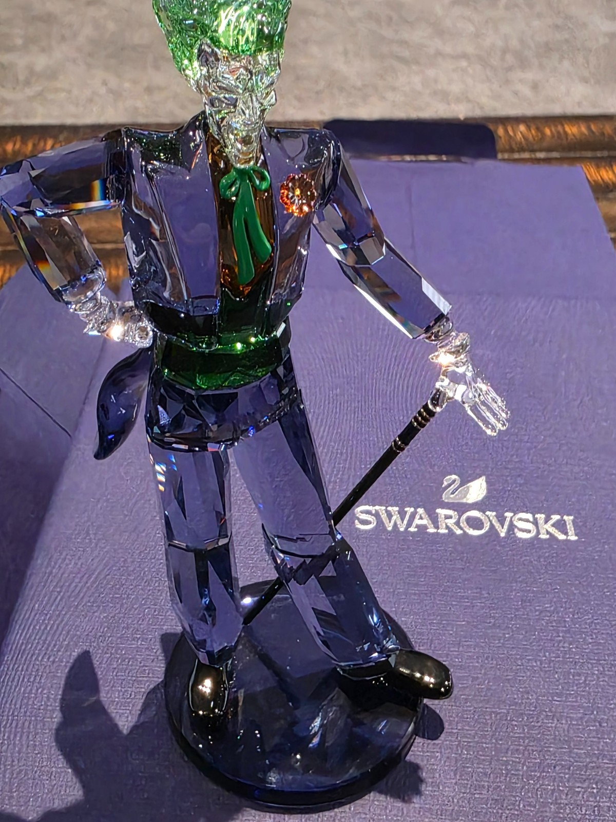 Swarovski DC Comics The Joker Batman Crystal Figurine Collectible 