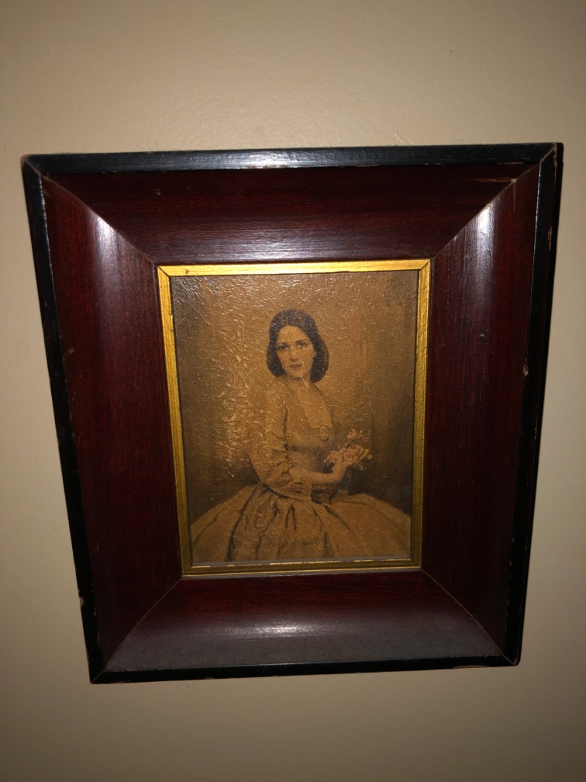 Large beautifully framed vintage wall decor Large beautifully framed vintage wall decor
