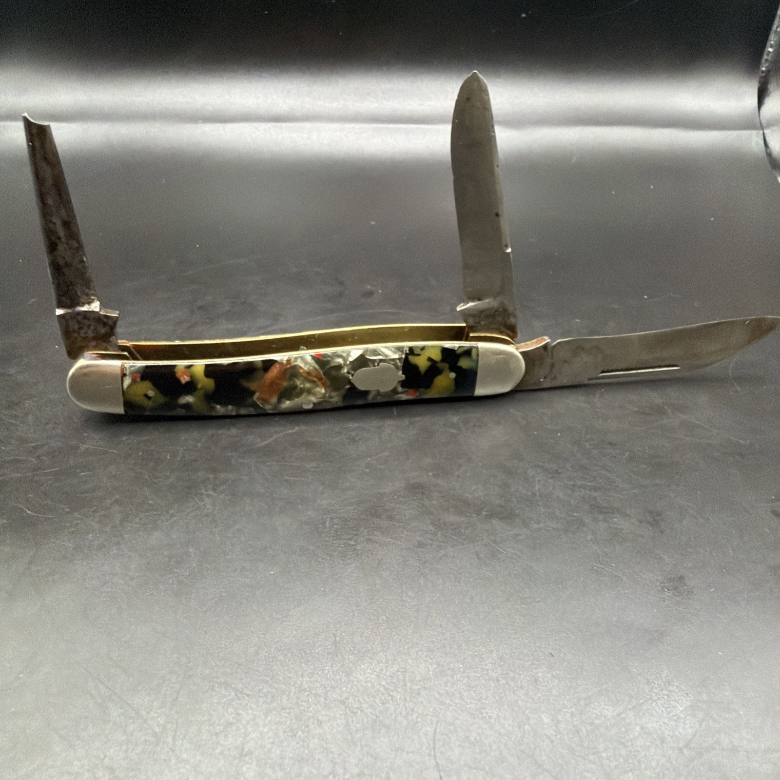 Vintage Remington UMC R3565 3 Blade Christmas Tree Celluloid Stock Pocket Knife Vintage Remington UMC R3565 3 Blade Christmas Tree Celluloid Stock Pocket Knife