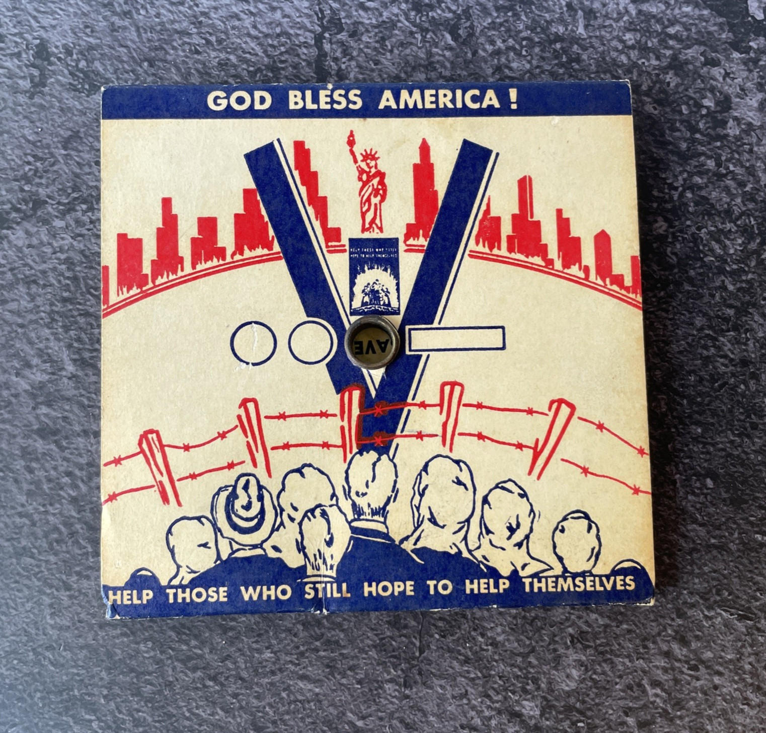 American Federation For Polish Jews World War 2 Matchbook WWII