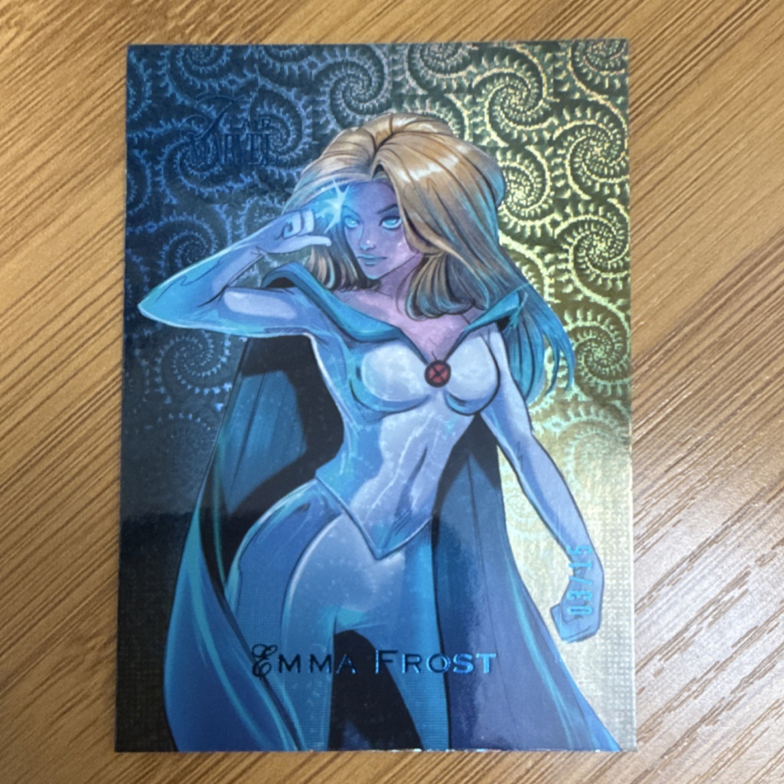 2023 Flair Marvel - Emma Frost #63 - High Noon Parallel 03/15 2023 Flair Marvel - Emma Frost #63 - High Noon Parallel 03/15