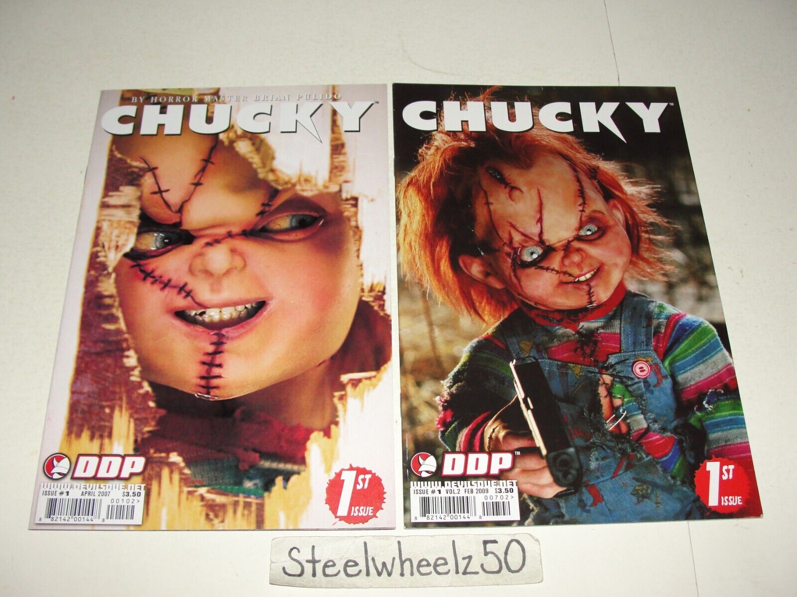 Chucky #1 1st & 2nd Series Photo Variant Comic Lot 2007 2008 DDP Child\'s Play