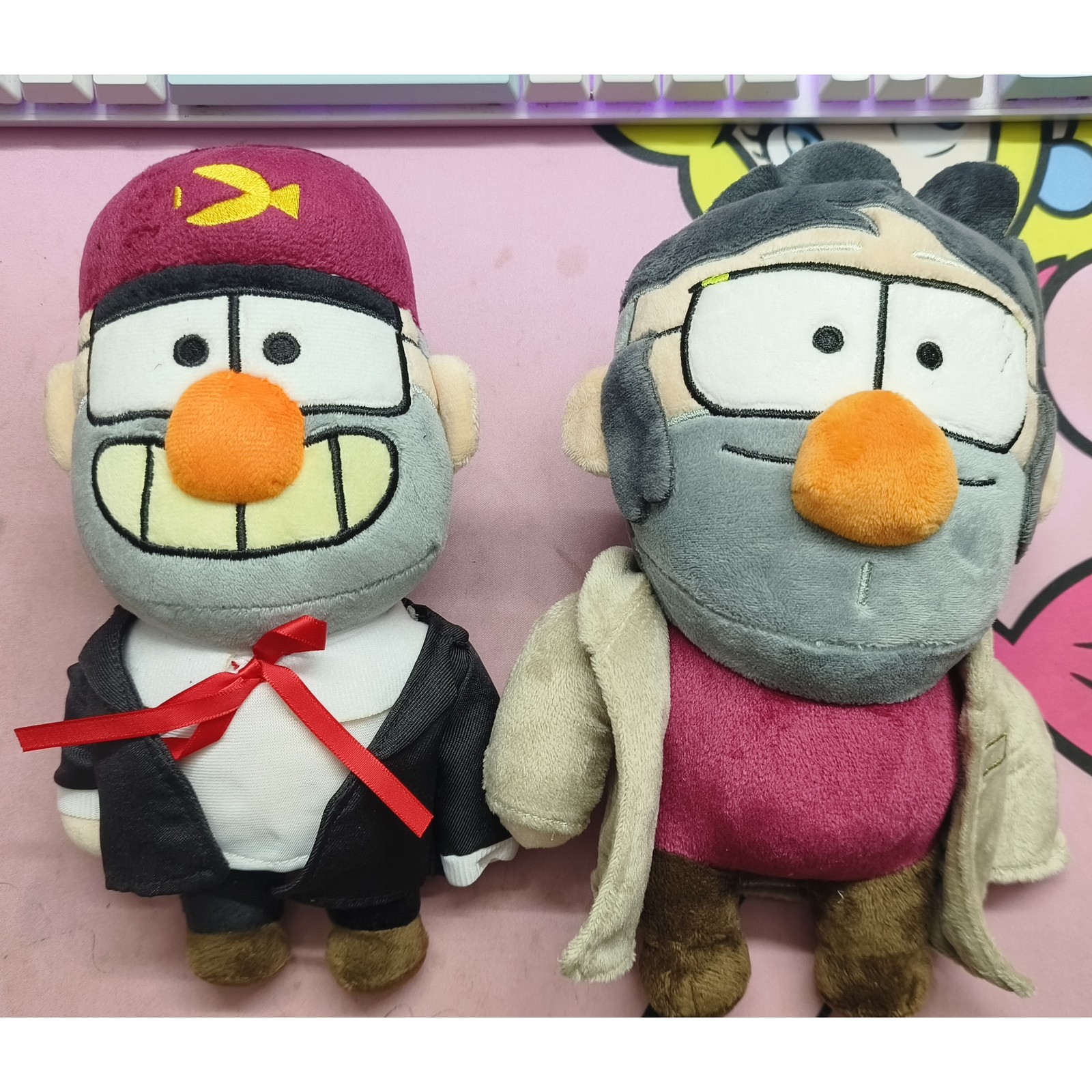 2pcs Gravity Falls Grunkle Stan Stuffed Animal Figure Plush Soft Toy Xmas Gift