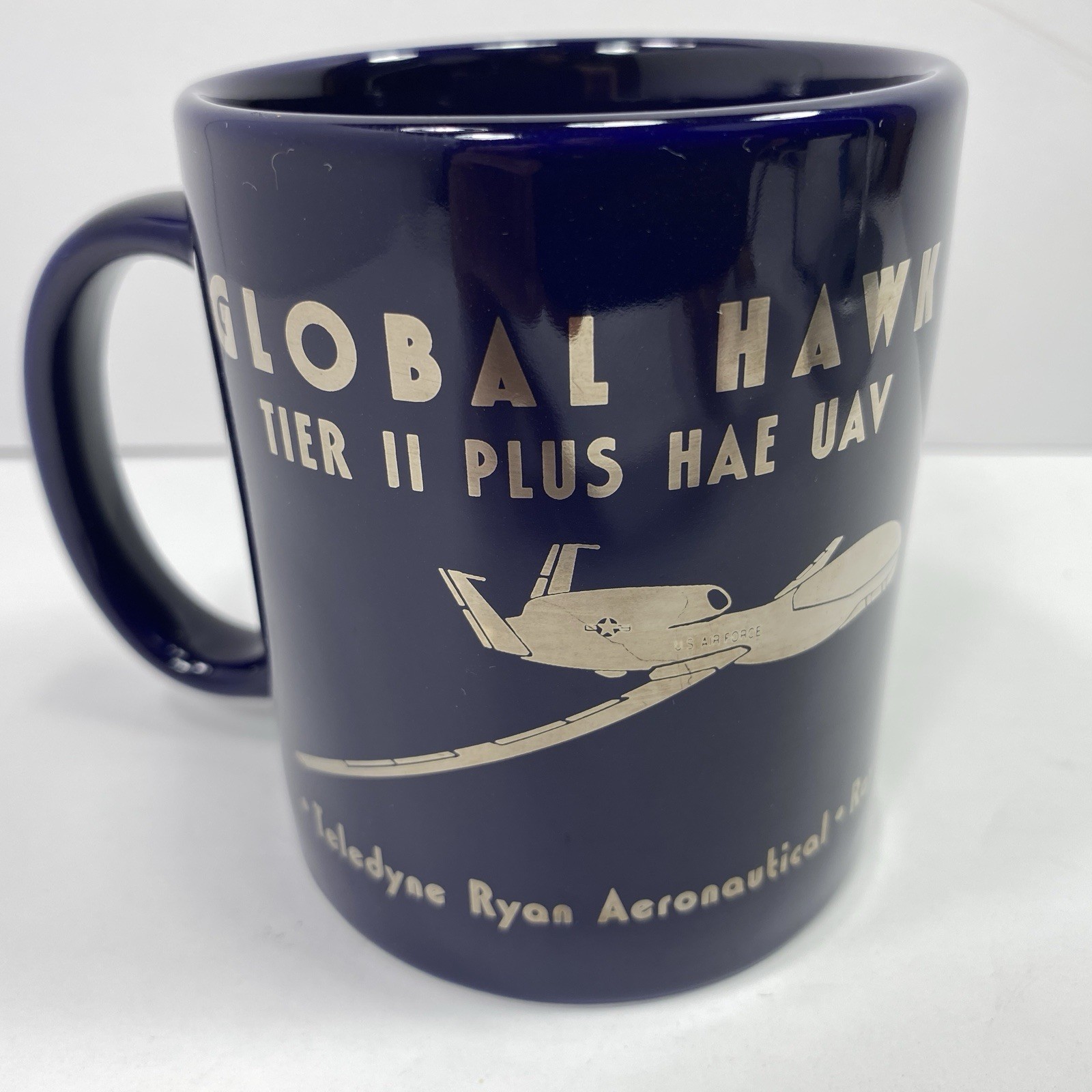 ⁠Vintage 1980s Teledyne Ryan Aeronautical Firebolt Mug USAF US Navy Target Drone