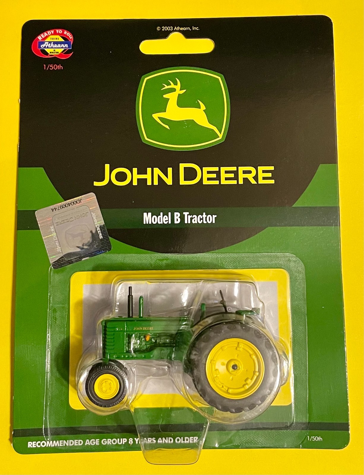 Athearn 1/50th Scale John Deere Model B Tractor Item #7750