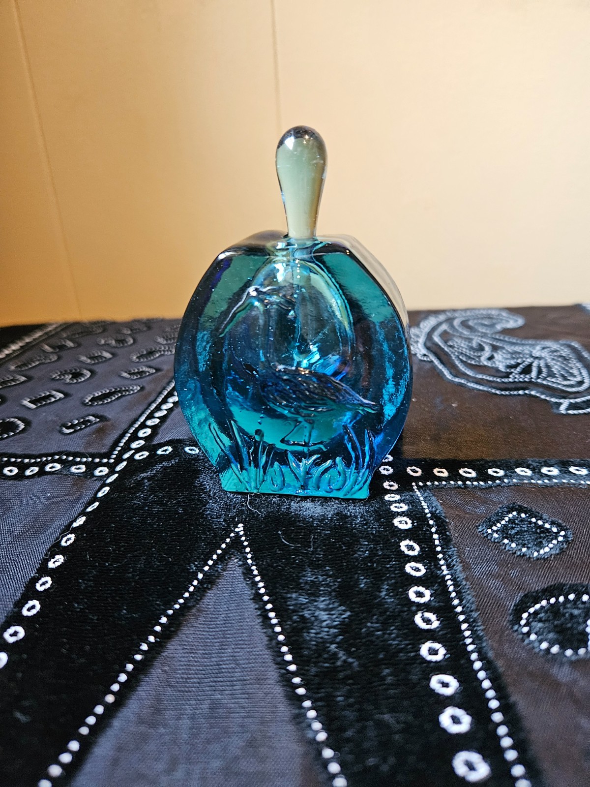 John Gilvey/Michael Benzer signed Pelican perfume bottle and stopper John Gilvey/Michael Benzer signed Pelican perfume bottle and stopper
