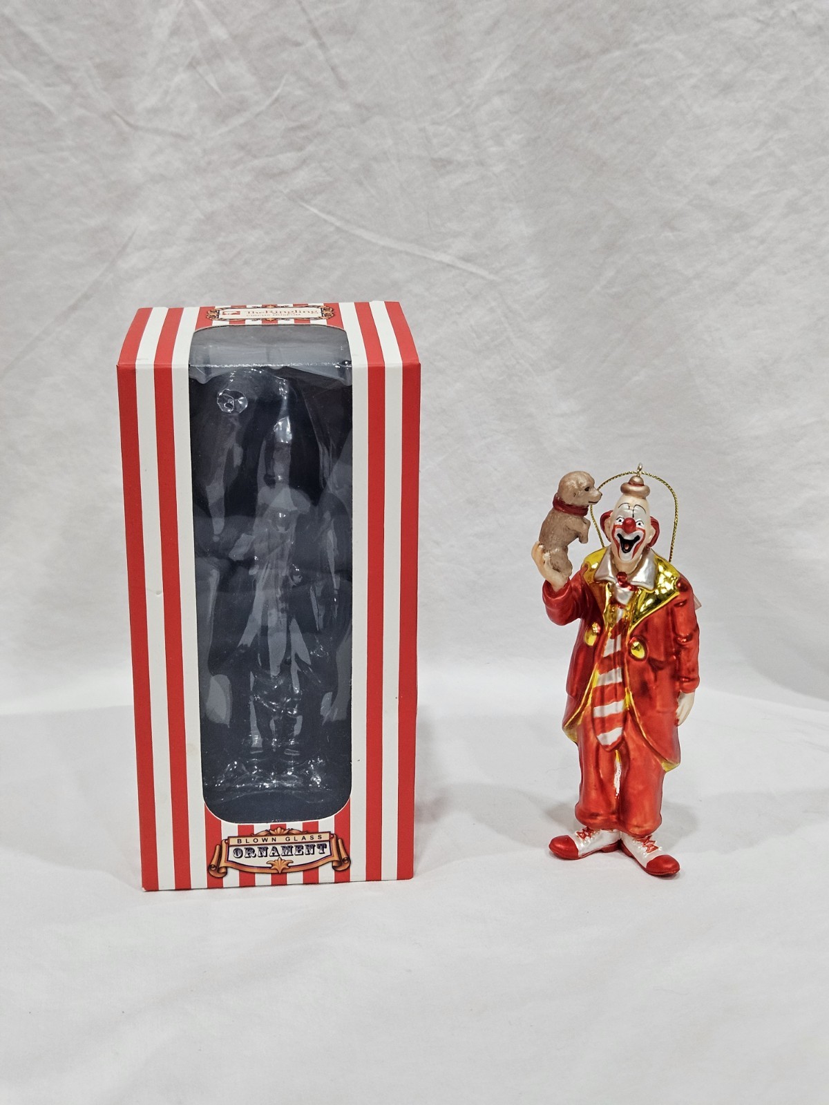 Lou Jacobs Ringling Circus Museum Blown Glass Clown Ornament 6\