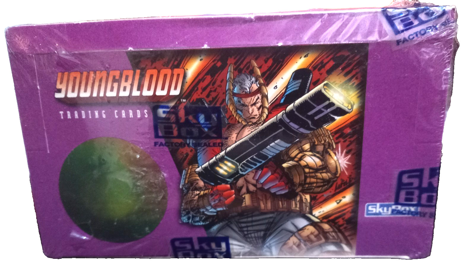 1995 Rob Liefeld YOUNGBLOOD Trading Cards Factory Sealed Wax Box (24 packs) 1995 Rob Liefeld YOUNGBLOOD Trading Cards Factory Sealed Wax Box (24 packs)