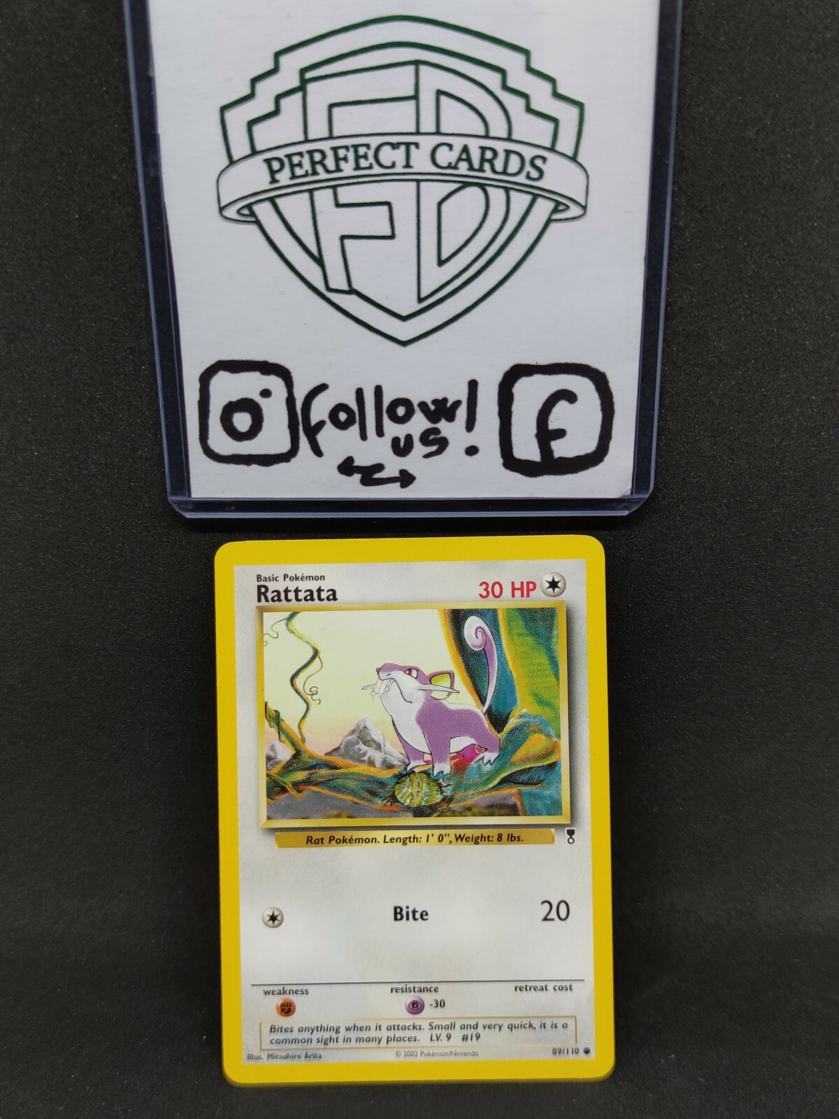 POKÉMON LEGENDARY RATTATA COMMON 89/110 NM