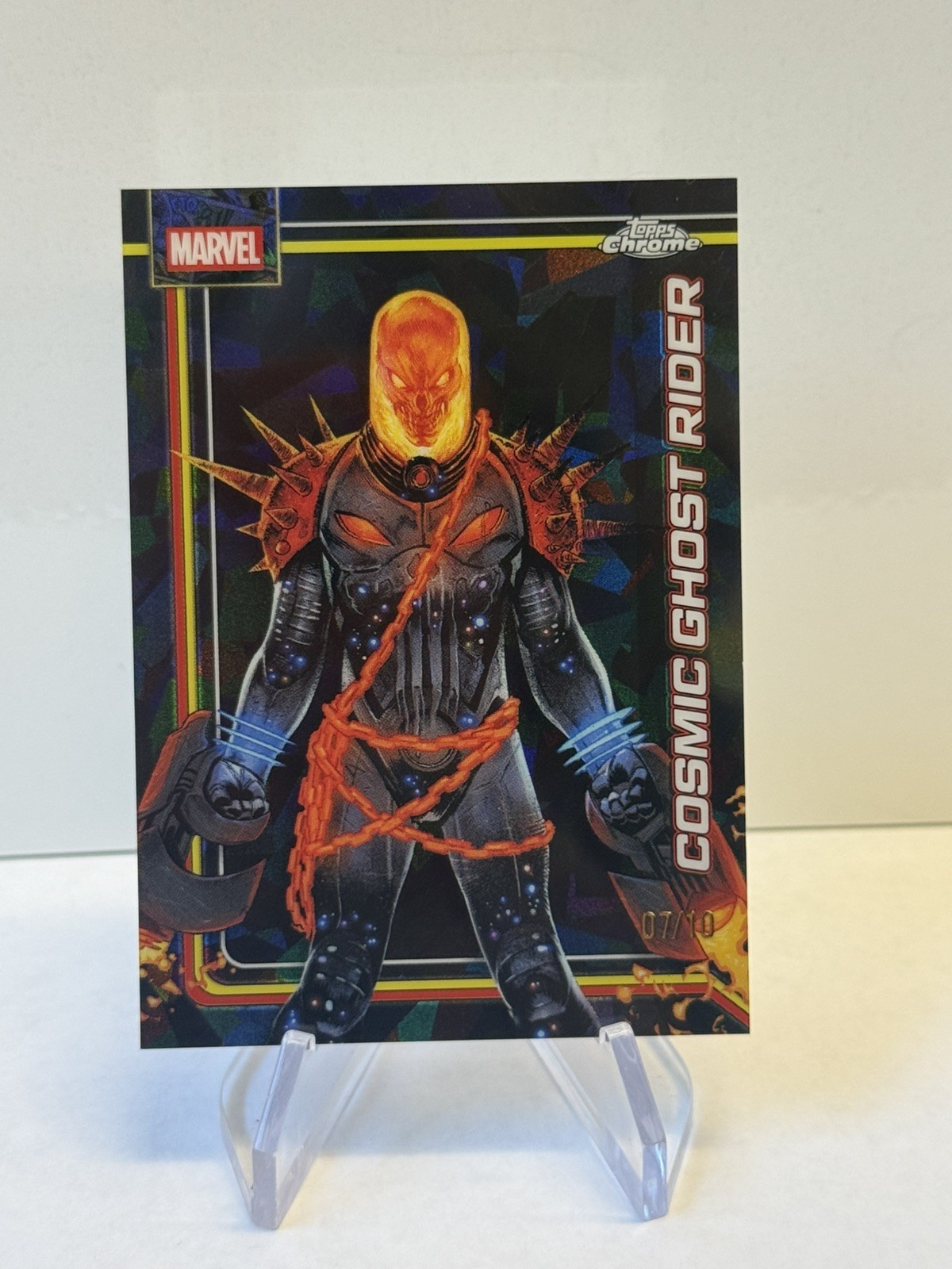 2026 Topps Chrome Marvel Sapphire Cosmic Ghost Rider Black /10 2026 Topps Chrome Marvel Sapphire Cosmic Ghost Rider Black /10