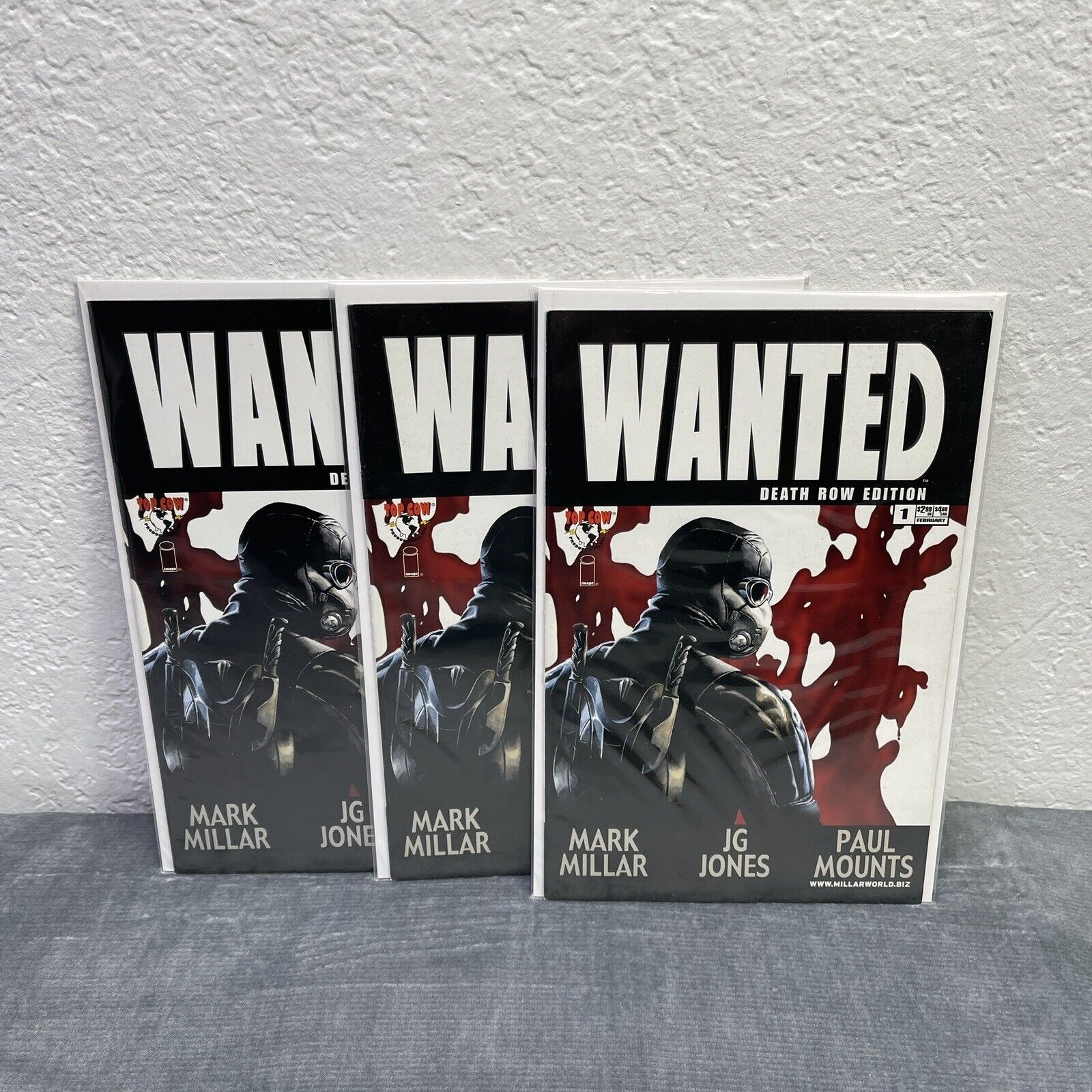 WANTED #1 Comic Lot Death Row Edition by Miller/Jones/Mounts 2004 (qty 3)