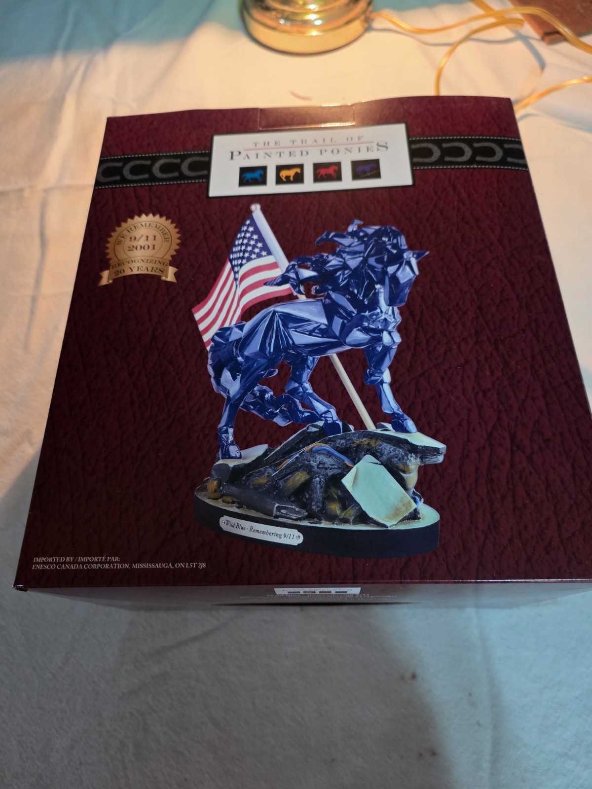 Trail of Painted Ponies Horse Wild Blue Remembering 9/11 6008368 Statue New