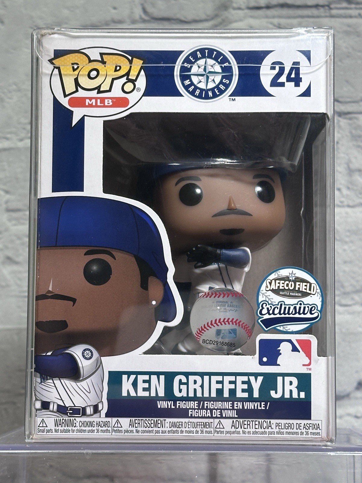 Funko Pop MLB Ken Griffey Jr. #24 Safeco Field Seattle Mariners DAMAGED BOX SEE Funko Pop MLB Ken Griffey Jr. #24 Safeco Field Seattle Mariners DAMAGED BOX SEE