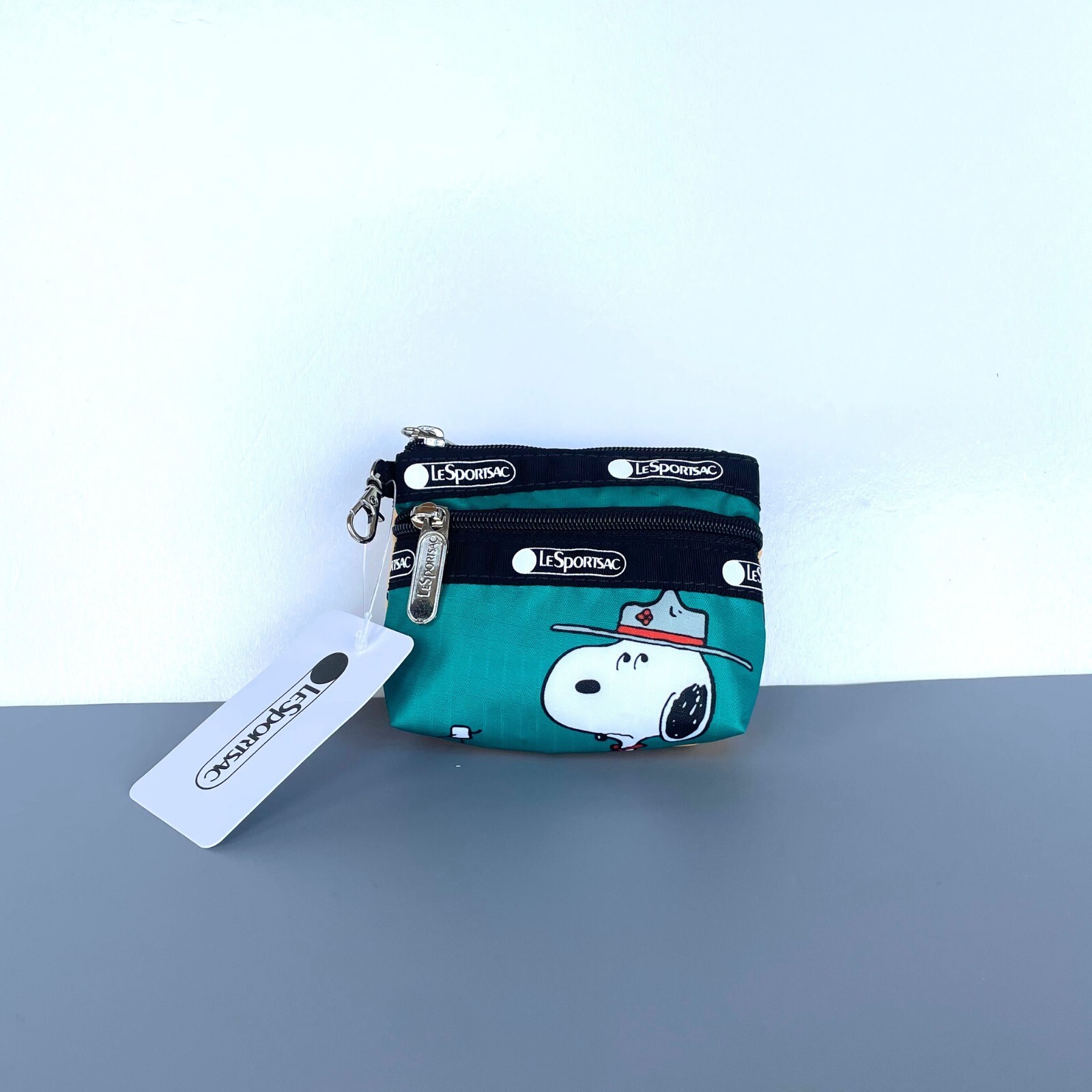 LeSportsac x Peanuts Snoopy 2-Zip Coin Purse Wristlet Pouch NWT LeSportsac x Peanuts Snoopy 2-Zip Coin Purse Wristlet Pouch NWT