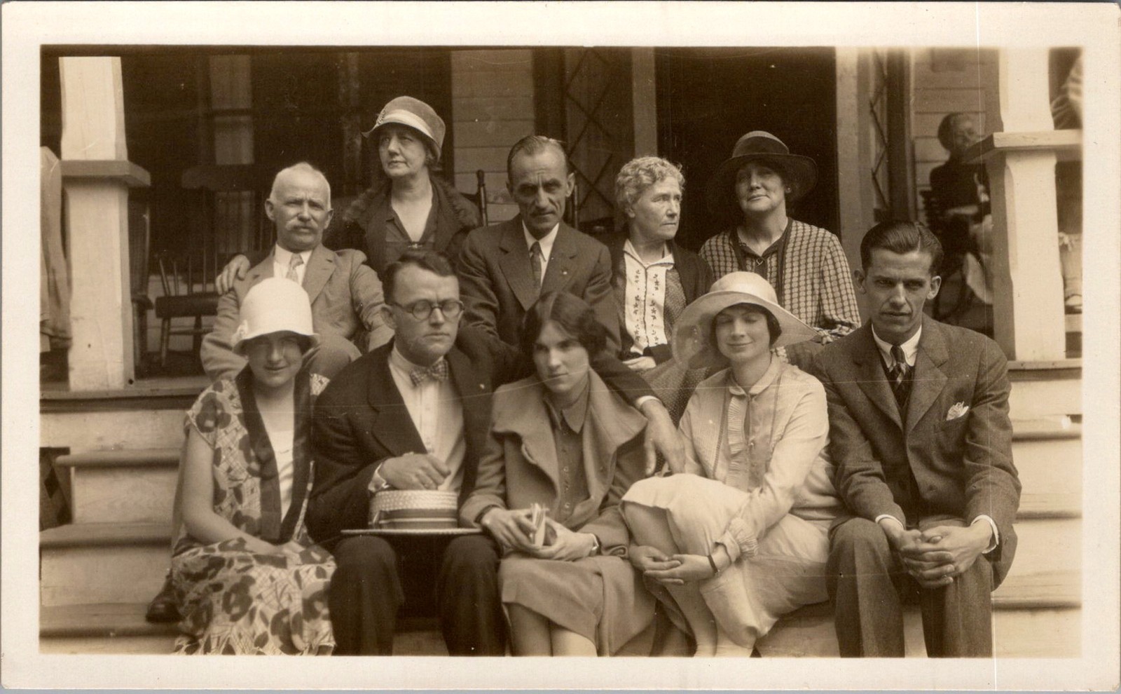 1920s Brooklyn NY Stoop Photograph Keegan 638 Halsey St Group New York 1920s Brooklyn NY Stoop Photograph Keegan 638 Halsey St Group New York