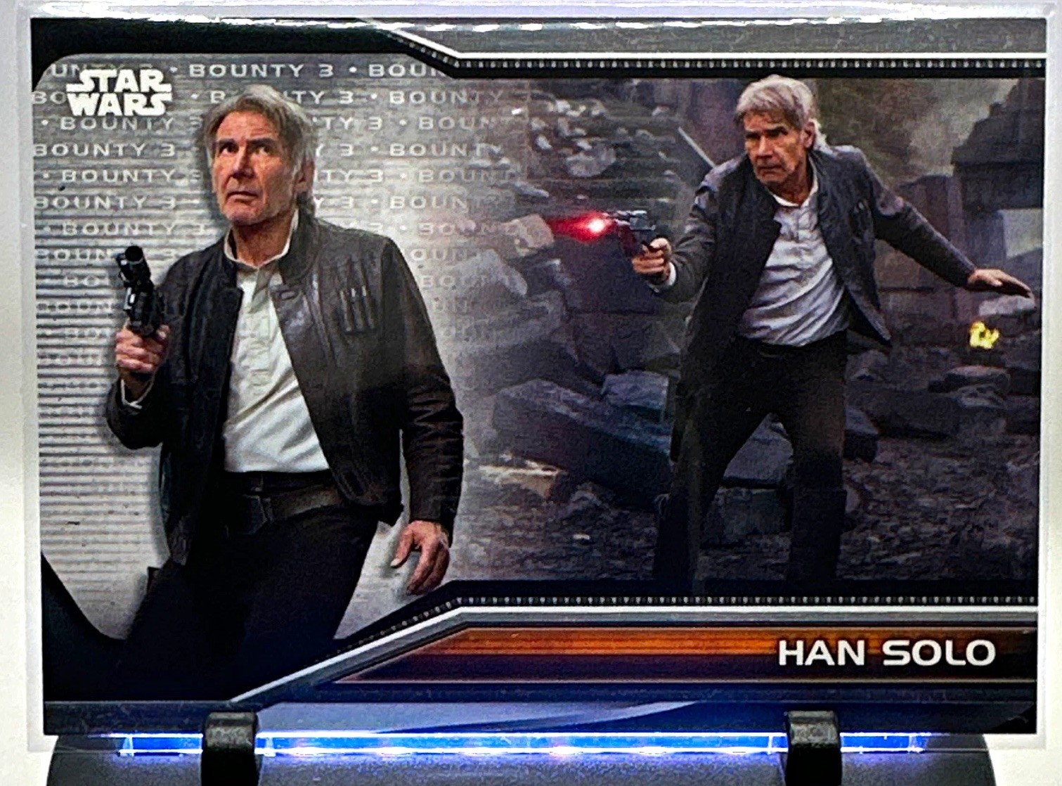 2021 Topps Star Wars Bounty Hunters Han Solo B3-20, Bounty Level 3 2021 Topps Star Wars Bounty Hunters Han Solo B3-20, Bounty Level 3