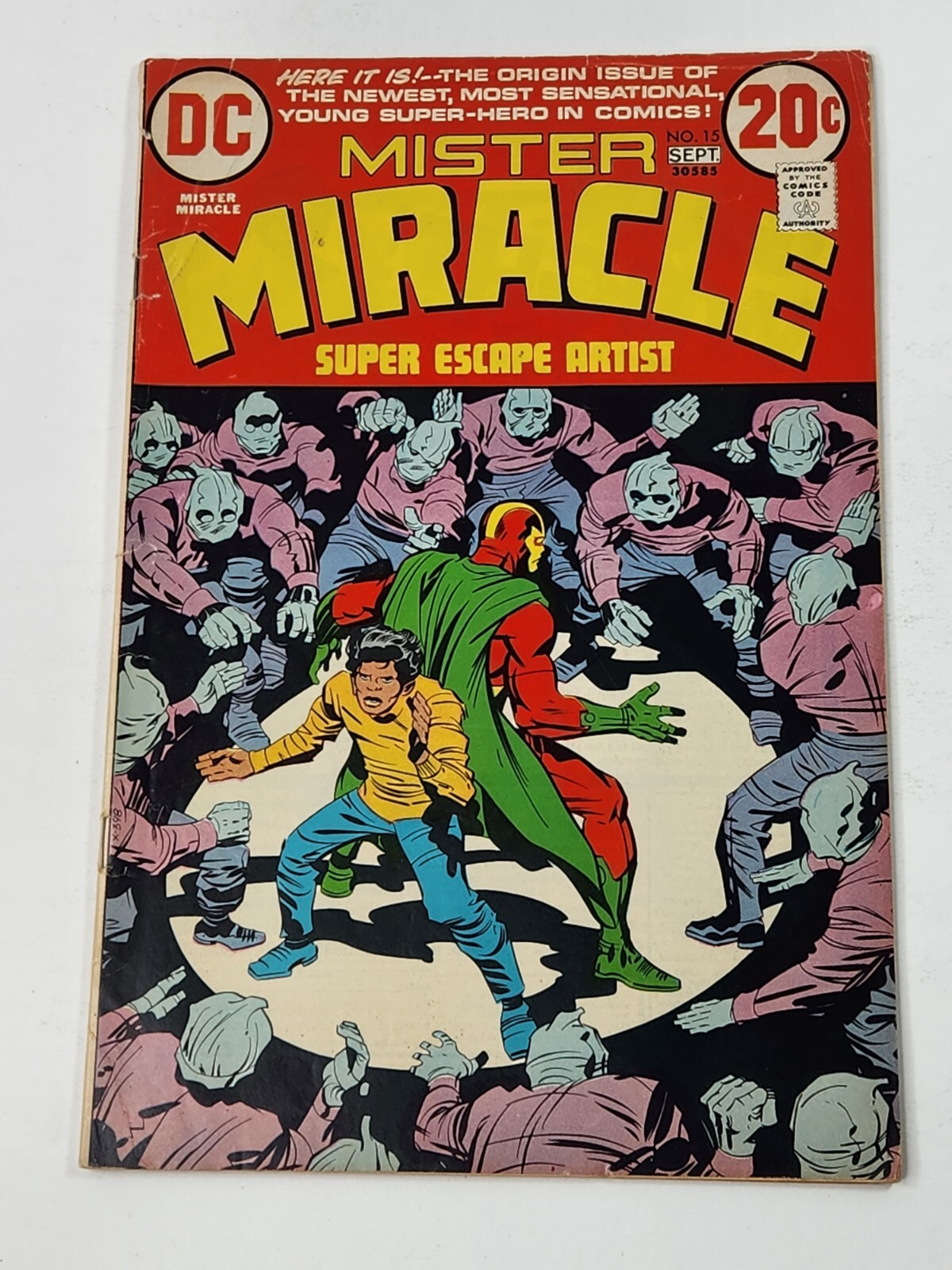 Mister Miracle 15 1st App Shilo Norman 2nd MM Jack Kirby DC Bronze Agd 1973 Mister Miracle 15 1st App Shilo Norman 2nd MM Jack Kirby DC Bronze Agd 1973