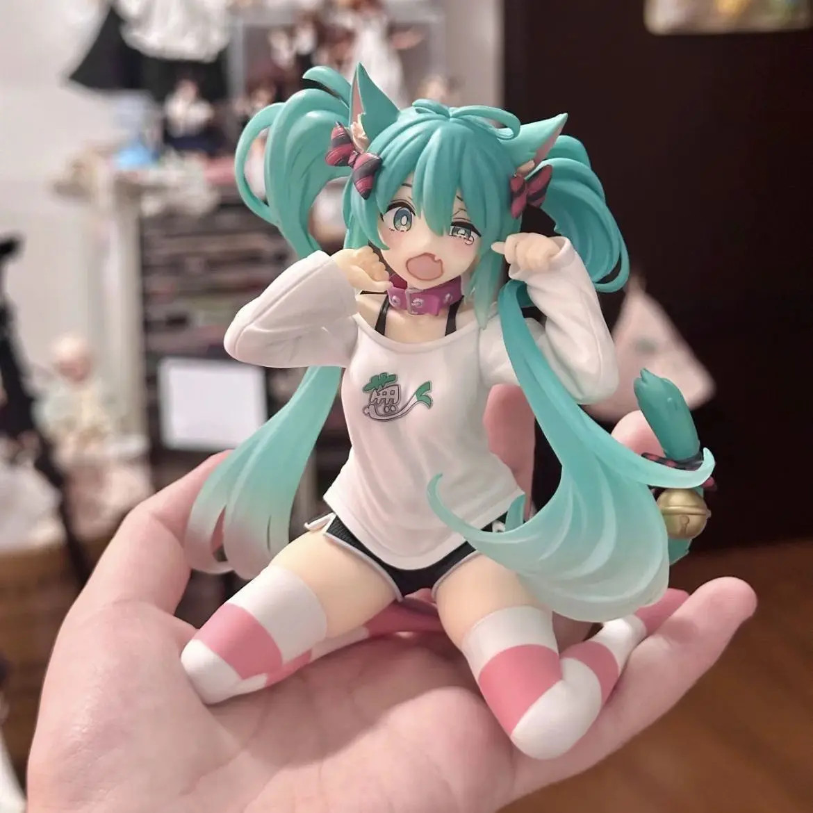 2026 Hatsune Miku 12cm Anime Figure Cat Ear PVC Model Toy Collectible Gift 2026 Hatsune Miku 12cm Anime Figure Cat Ear PVC Model Toy Collectible Gift