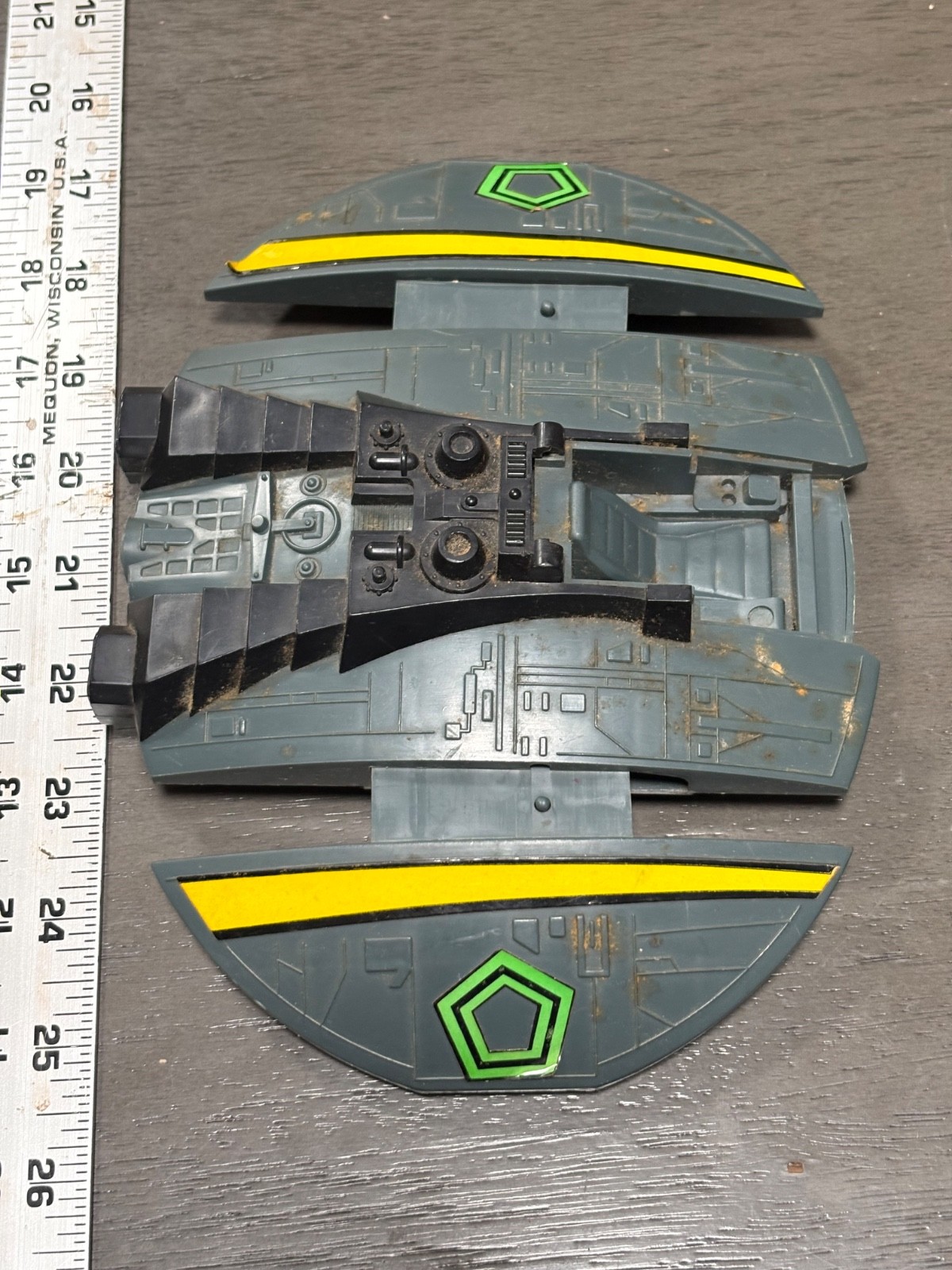 Vintage 1978 Mattel Battlestar Galactica Cylon Raider Firing Ship Parts Only Vintage 1978 Mattel Battlestar Galactica Cylon Raider Firing Ship Parts Only
