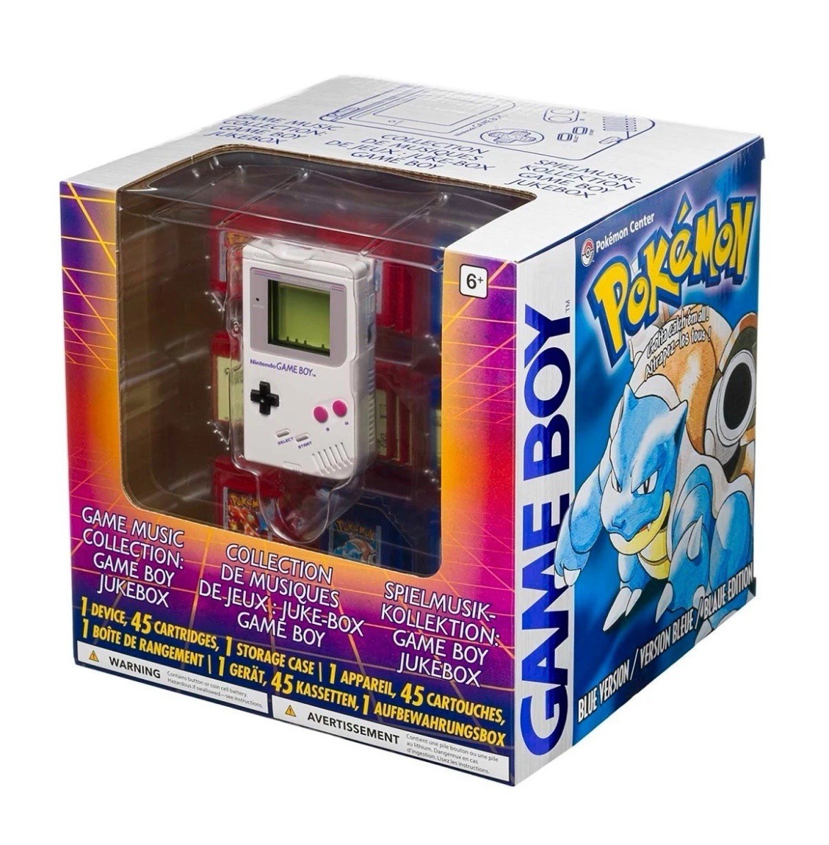 Pokemon Center Red & Blue - Game Boy Jukebox 30th Anniversary - NIB Brand New