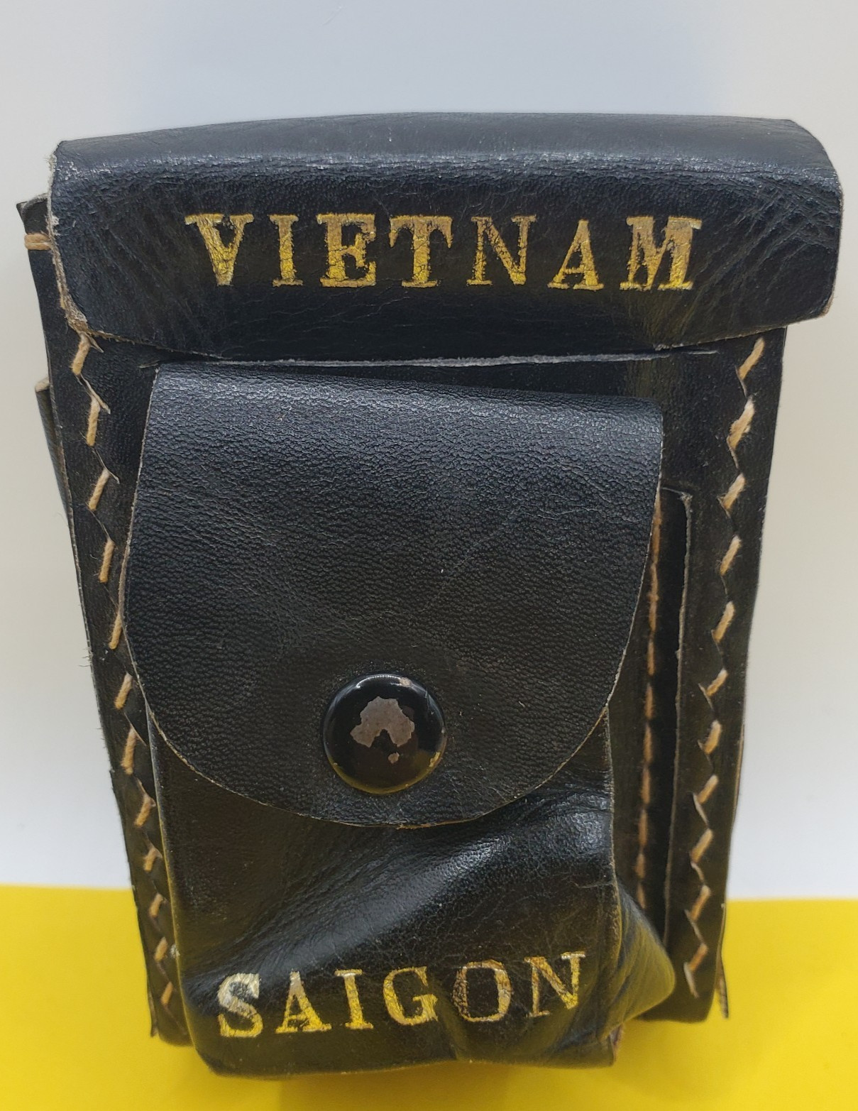 Vintage Vietnam War Cigarette And Zippo Case Saigon 1960s US Military Item