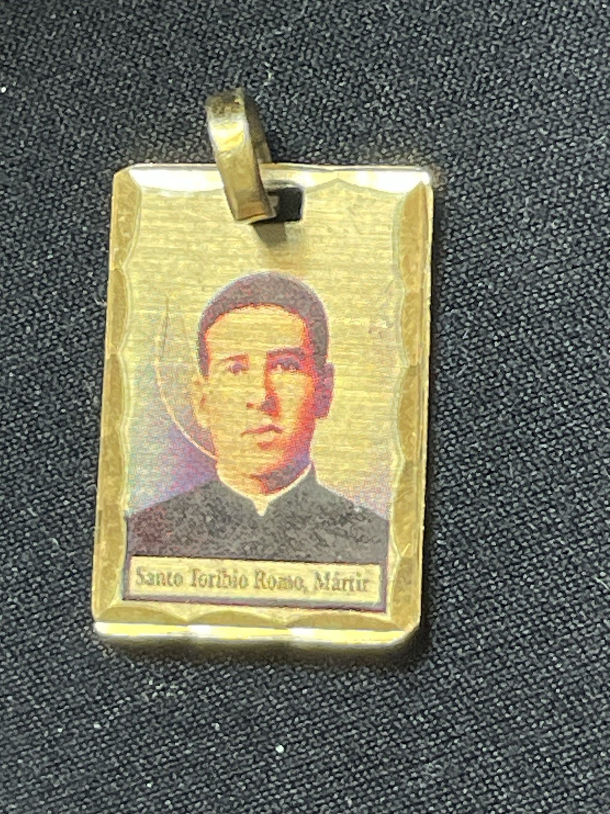 Rare San Toribio Romo Signed Canonizacion 21/Mayo/2000 Charm Pendant Medal Rare San Toribio Romo Signed Canonizacion 21/Mayo/2000 Charm Pendant Medal