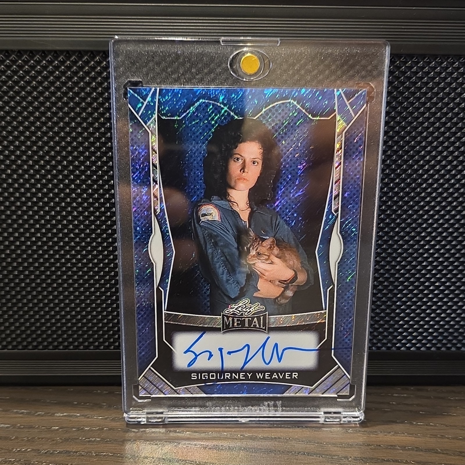 2025 Leaf Metal Alien Sigourney Weaver Hard Signed Auto MA-SW1 4/4