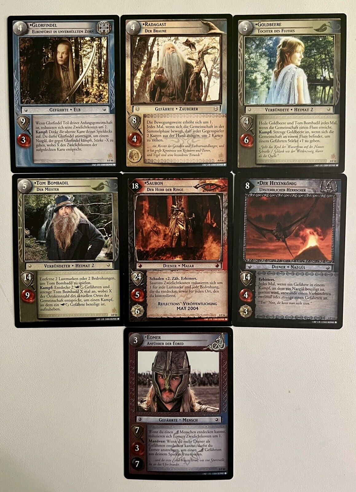 The Lord of the Rings Trading Card Game LOTR TCG - German Promos + Rare Sauron